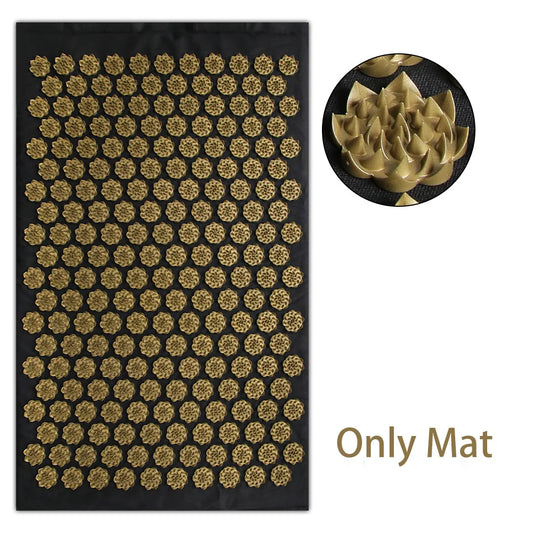 Pranamat Eco Lotus Spike Mat – Acupressure Massage Cushion for Back, Neck, and Feet