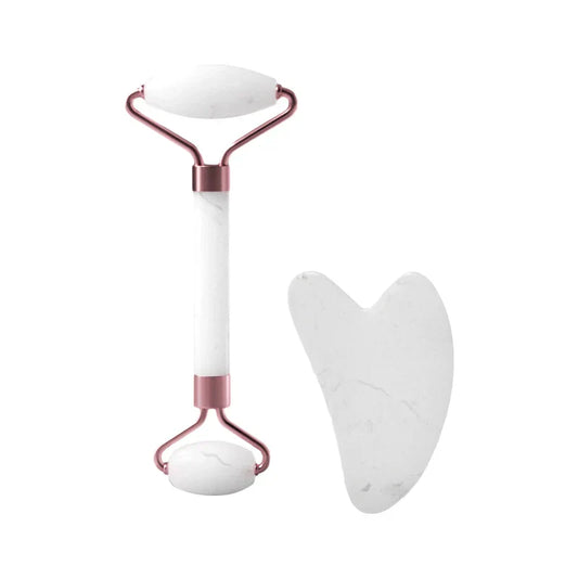 Face & Neck Resin Roller – Double-Ended Beauty Massager for Relaxation & Lymphatic Drainage