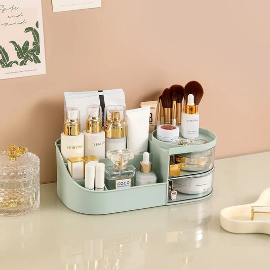 Large Capacity Cosmetic Storage Box – Makeup Drawer Organizer for Jewelry, Nail Polish & More